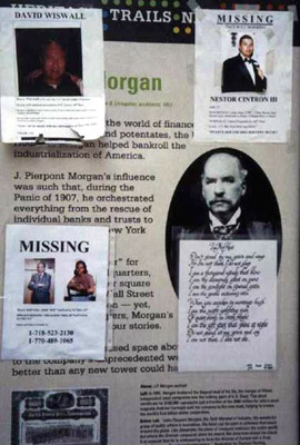 Posters of the missing